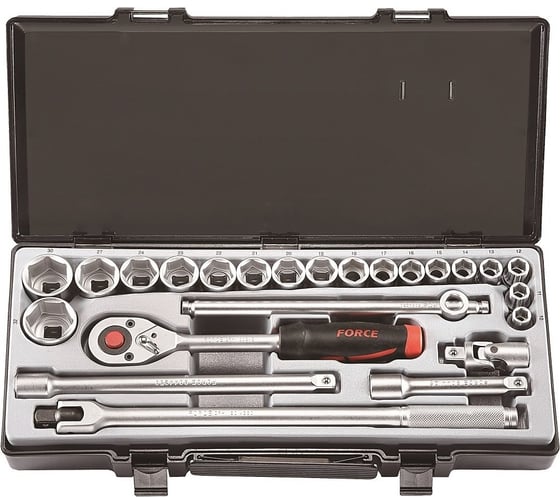 Изображение товара Набор 6-ти гранных дюймовых головок FORCE 4243S-5