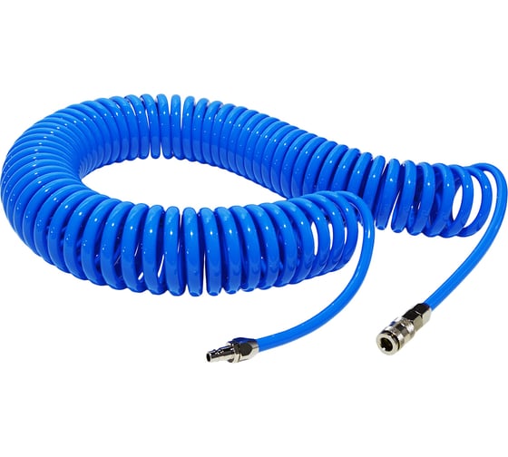 Изображение товара Шланг воздушный спиральный с быстросъемными соединениями (15 м; 8х12 мм) AIST 909180120-15 00-00009035