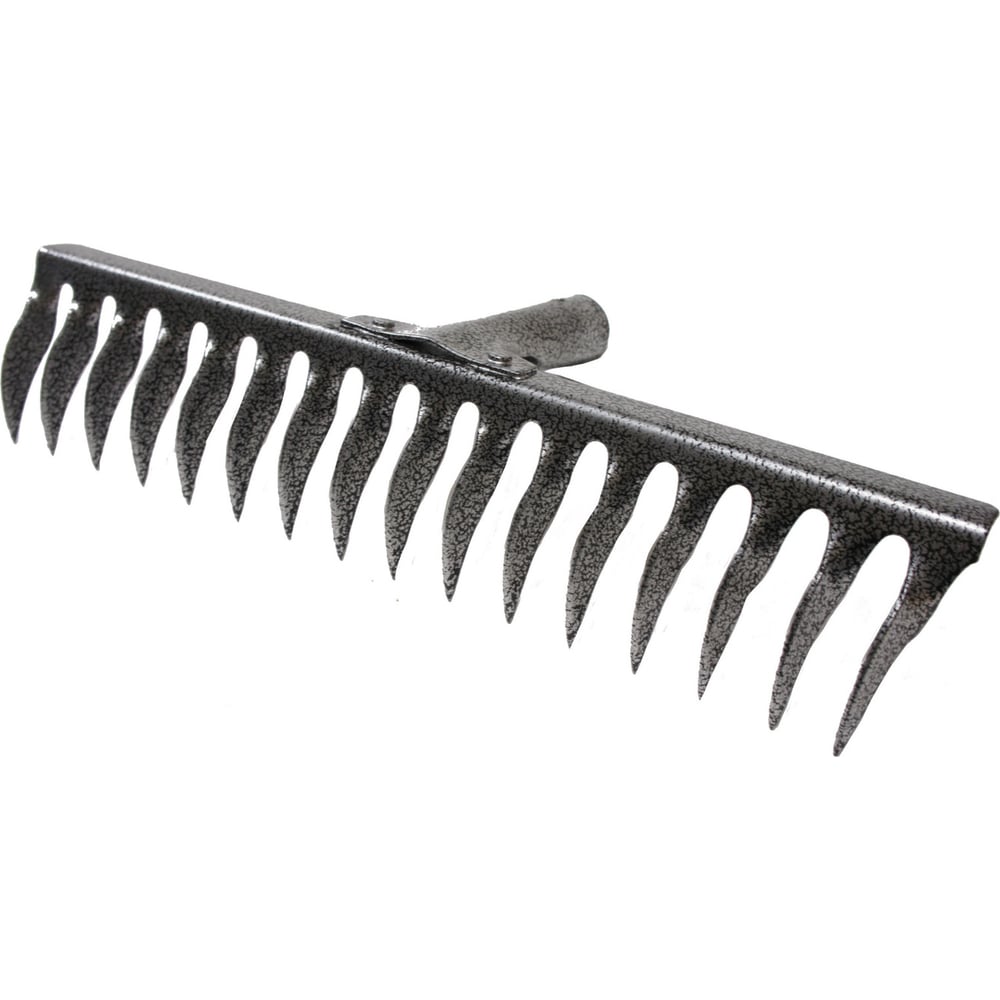 Изображение товара Клепанные грабли с витым зубом РемоКолор 16 зубьев, сталь, без рукоятки
