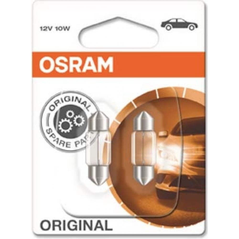 Автолампа Osram лампа автомобильная skyway спутник c10w 12 в 10 вт с цоколем 41 мм
