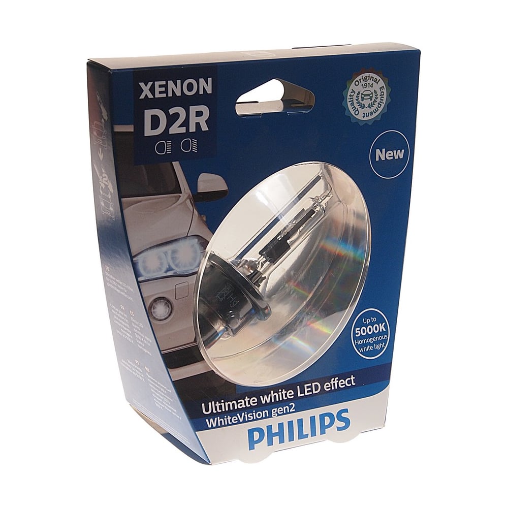 фото Автолампа philips d2r 35 p32d-3 xenon vision gen2 5000k 85v, 1.2 85126whv2s1