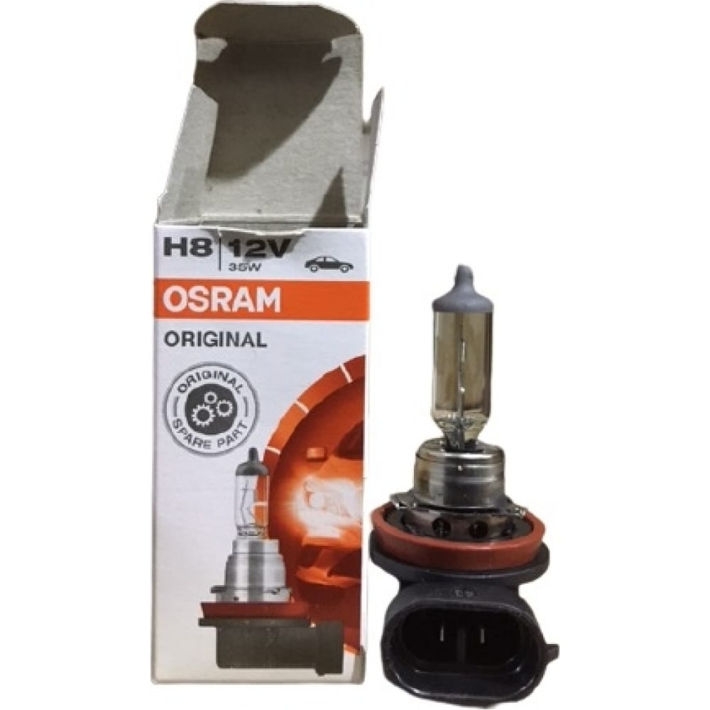 фото Автолампа osram h8 35 pgj19-1 12v, 1, 10, 100 64212