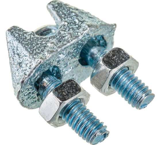 Изображение товара Зажим для троса Метизный двор 3 мм DIN 741. 6 шт. 4690441032140