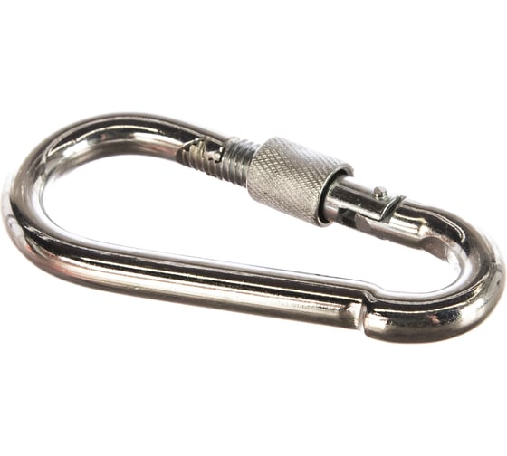 Изображение товара Карабин с предохранительной гайкой Метизный двор 10 мм 4690441031716