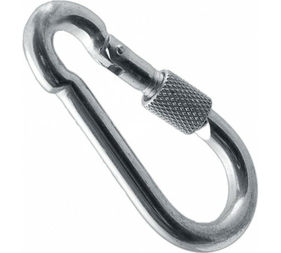 Изображение товара Карабин с предохранительной гайкой Метизный двор 12 мм 4690441031723