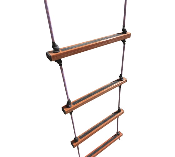 Изображение товара Стеклопластиковая подвесная диэлектрическая монтажная лестница Диэлектрик ЛСПД-М гибкая 2.5 метра Д471628