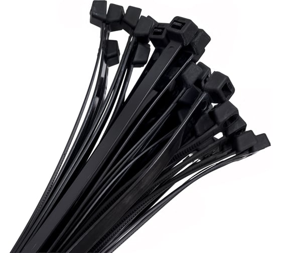Изображение товара Нейлоновые стяжки Strong сту-241 черные, 7,6x350, 50 шт. сту-24176350