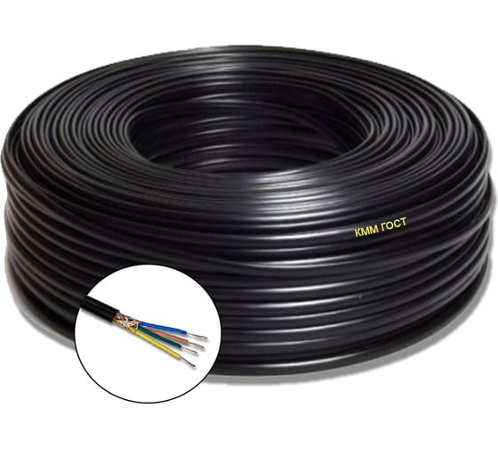 Изображение товара Микрофонный экранированный кабель ПРОВОДНИК КММ 4x0.12 мм2, 500м OZ65711L500