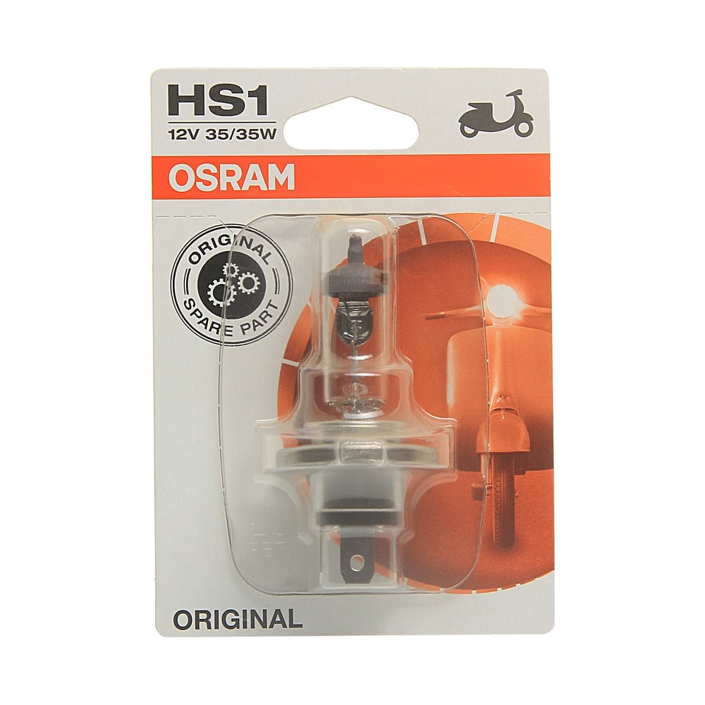 фото Автолампа osram hs1 35, 35 p43t 12v, 1, 10, 100 64185-01b