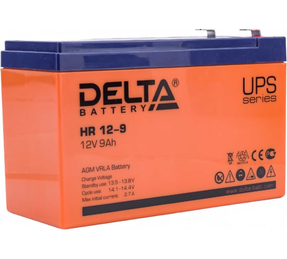Изображение товара Батарея аккумуляторная Delta HR 12-9