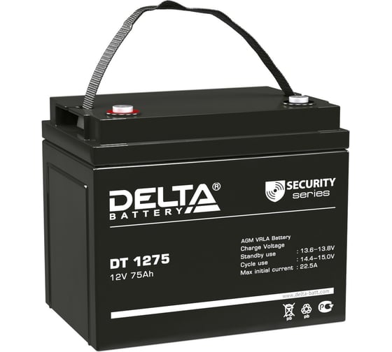 Изображение товара Батарея аккумуляторная Delta DT 1275