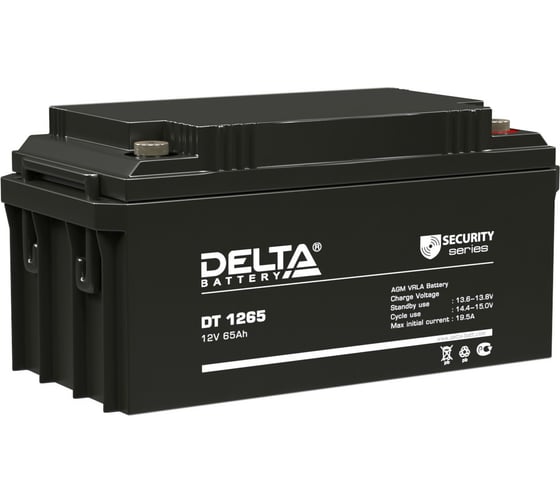 Изображение товара Батарея аккумуляторная Delta DT 1265