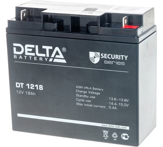 Изображение товара Батарея аккумуляторная Delta DT 1218