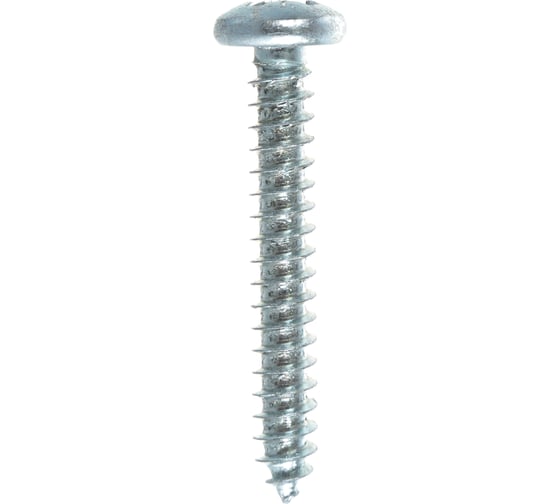 Изображение товара Шуруп с полукруглой головкой Метизный двор 5,5x38 оцинкованный DIN 7981, 200 шт. 4690441025661