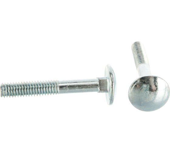 Изображение товара Мебельный болт с квадратным подголовком Метизный двор 6x40 DIN 603, 100 шт. 4607159066183
