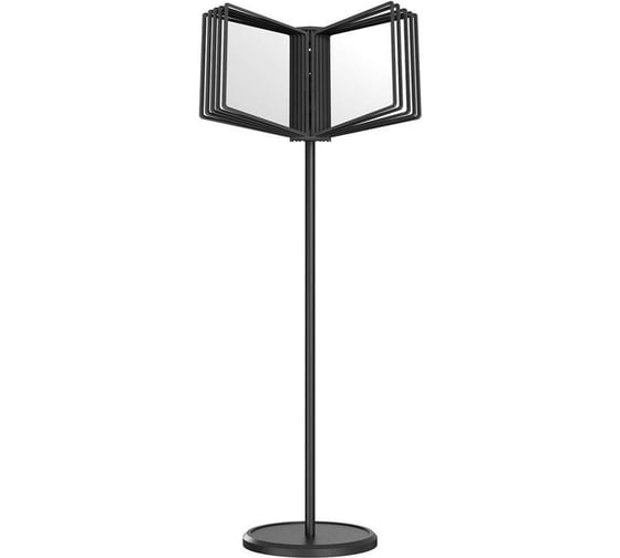 Изображение товара Напольная демосистема ProMega а4, 10 панелей, черный, регулируемый угол наклона 1778139