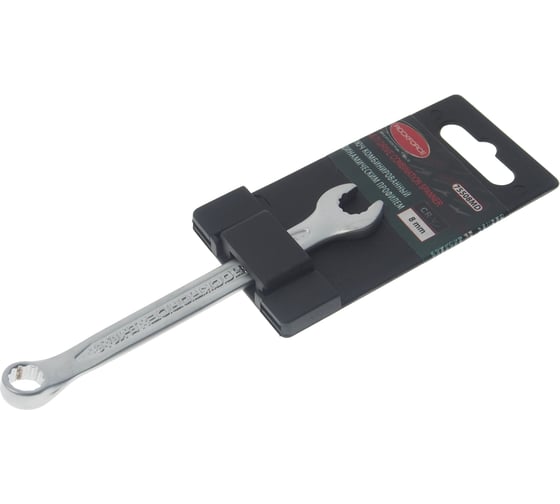 Изображение товара Комбинированный ключ с универсальным профилем Rockforce 8мм на пластиковом держателе RF-75508MD(28011)