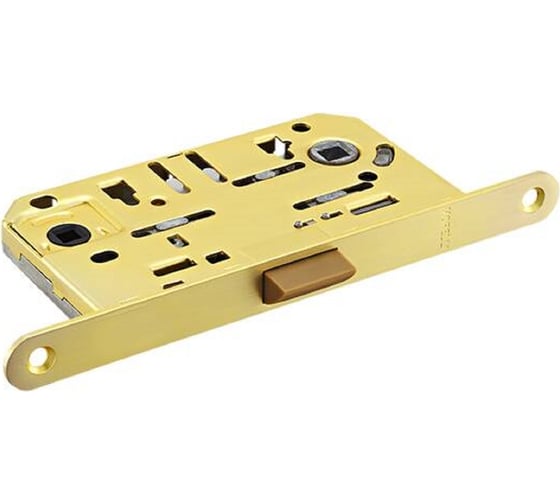 Изображение товара Замок для двери MORELLI 1895P MSG защелка дверная с пластиковым язычком, цвет-матовое сатинированное золото 9014711