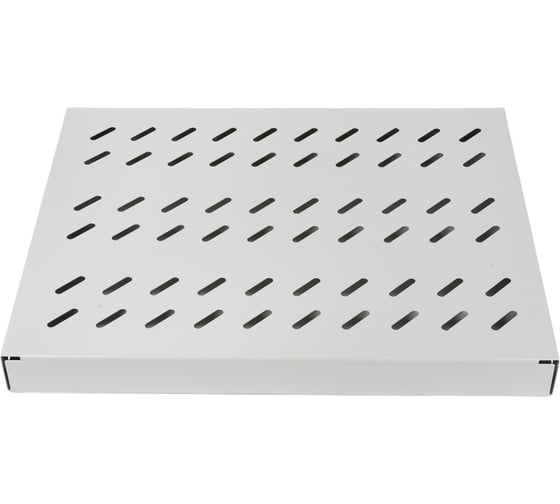 Изображение товара Стационарная полка DATAREX 19 дюймов для шкафов глубиной 600 нагрузка 100 кг серая DR-421120