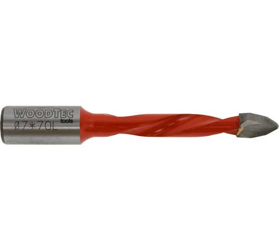 Изображение товара Сверло сквозное 7x35x70 мм, S10x30 мм, L Woodtec ИН 359086