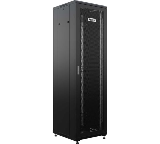 Изображение товара Телекоммуникационный шкаф SKAT TB-42R680PF-B 42U, 600x800 мм, дверь перфорированная 4408