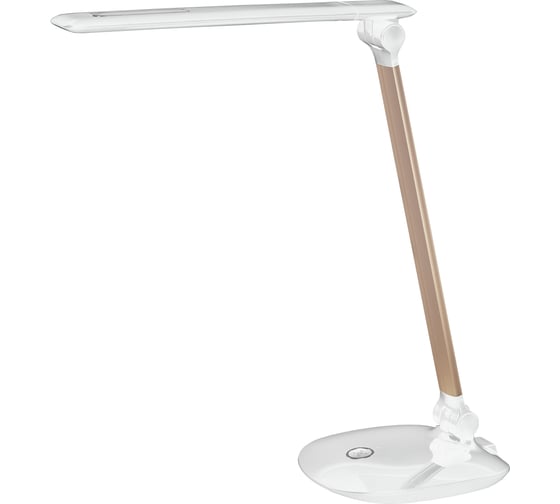 Изображение товара Настольный светильник ЭРА NLED-456-10W-W-G белый с золотом, Б0028436