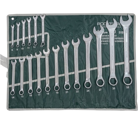Изображение товара Набор ключей комбинированных 18 предметов 6гр. Rockforce RF-5186H(27968)