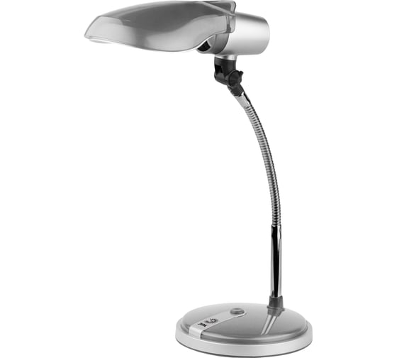 Изображение товара Настольный светильник ЭРА NE-301-E27-15W-S серебро Б0004463