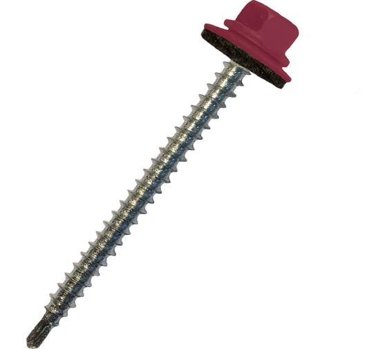 Изображение товара Кровельный саморез Daxmer 4,8х70 RAL 3003 сверло №1, 100 шт 00000304166
