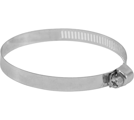 Изображение товара Червячные хомуты EKOTOOLS просечные, оцинкованные, 10 шт. в упаковке, 50 мм-70 мм 3202250