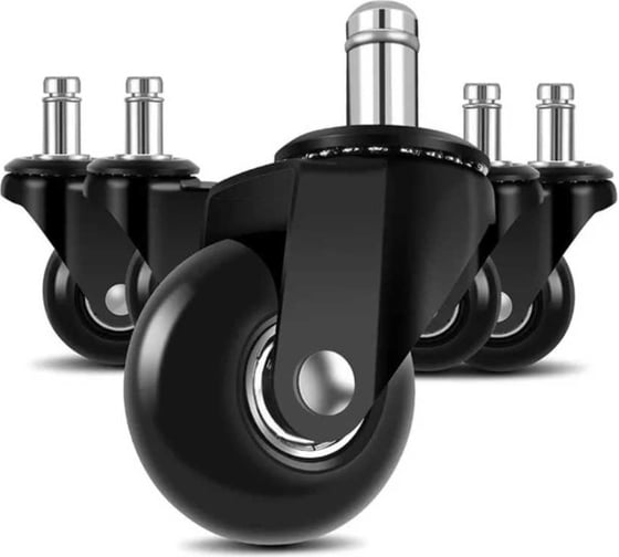 Изображение товара Колесо Brante D 50 мм на штыре M11 для кресла, силикон комплект 5шт 656007