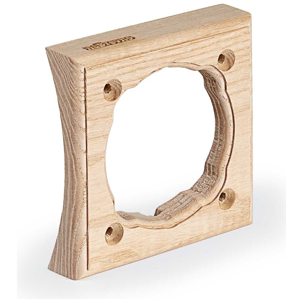 Изображение товара Одиночная накладка на бревно и блокхаус NABREVNO Встраиваемые Kopos. диаметр200 мм, ясень VK1-200