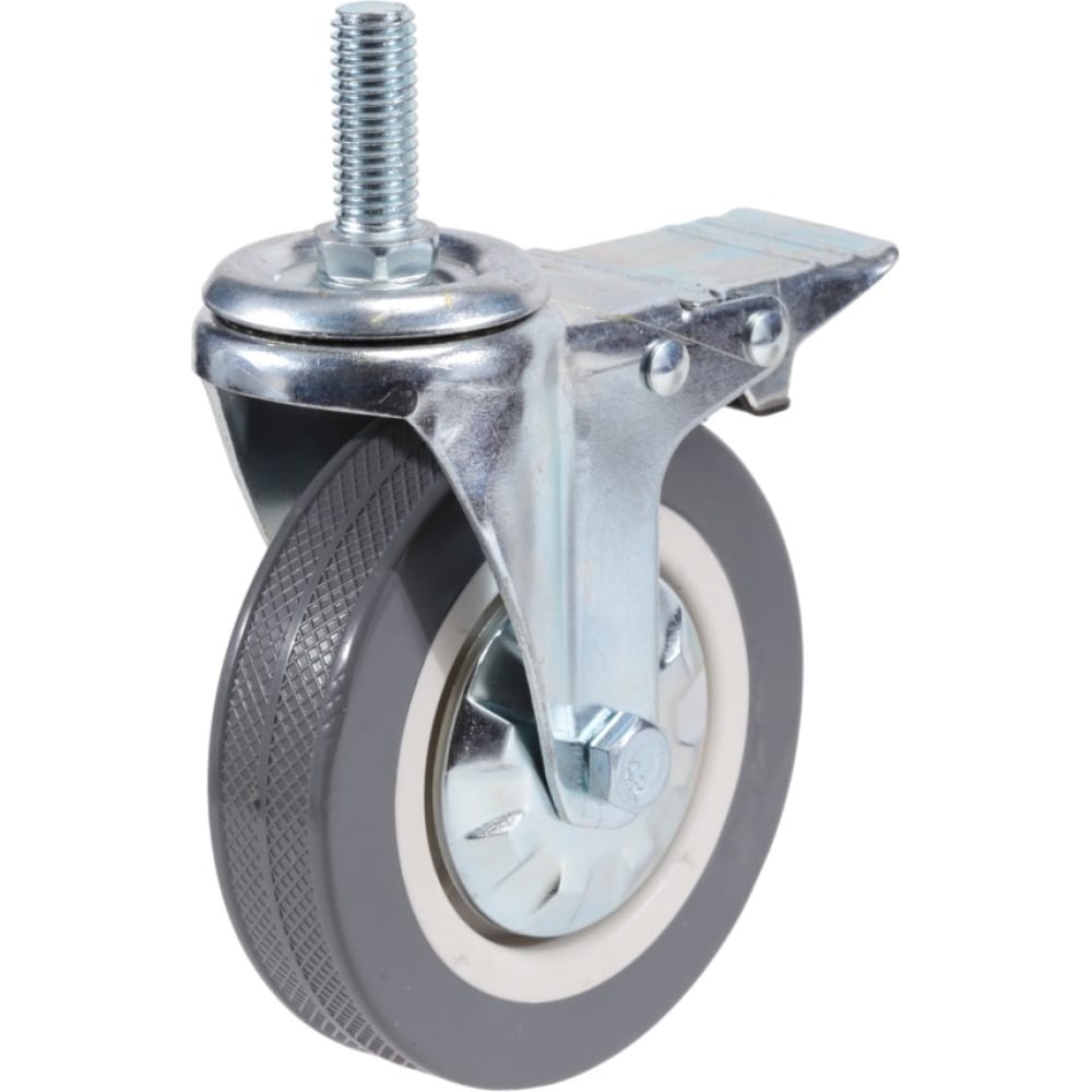 Поворотное колесо Brante колесо поворотное с тормозом d 160мм крепление платформенное сибртех