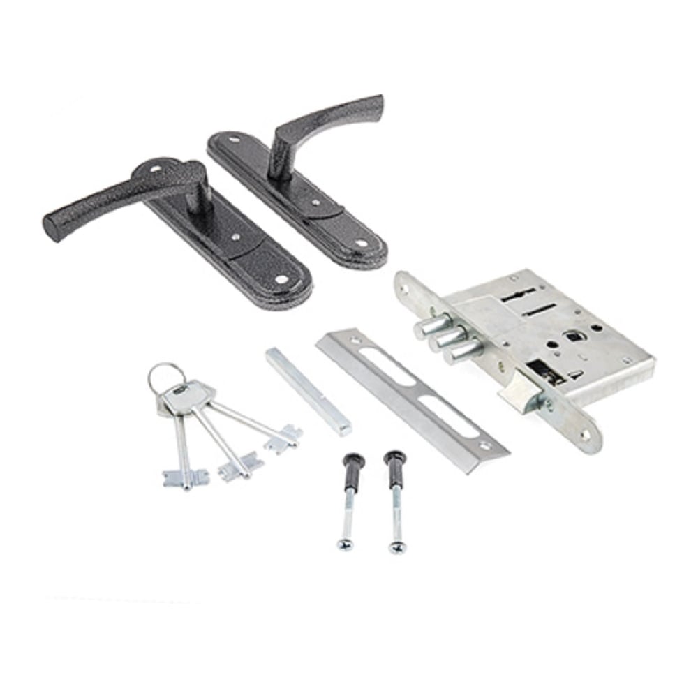 Изображение товара Врезной замок ЗЕНИТ ЗВ9-4-2 серебро надежный бытовой замок с сувальдным ключом