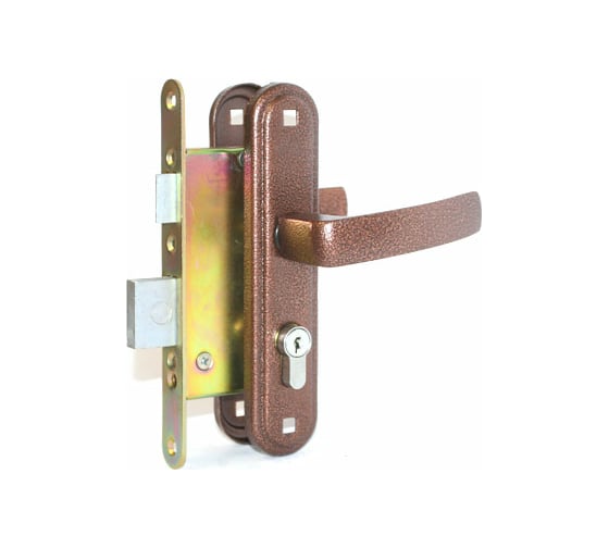 Изображение товара Врезной замок ЗВ4-3.05, медь, 9681 ЗЕНИТ 00009681