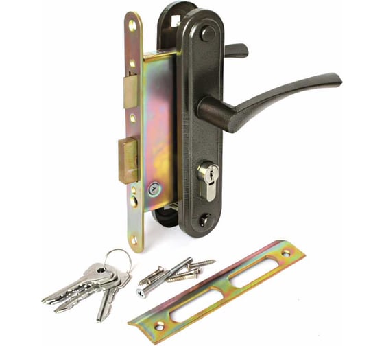 Изображение товара Врезной замок ЗЕНИТ ЗВ4-3.07 бронза 16810