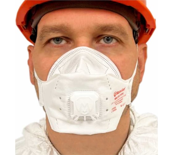 Изображение товара Респиратор Manulan MNL332 FFP3 с клапаном выдоха, 10шт ВИ-рес044