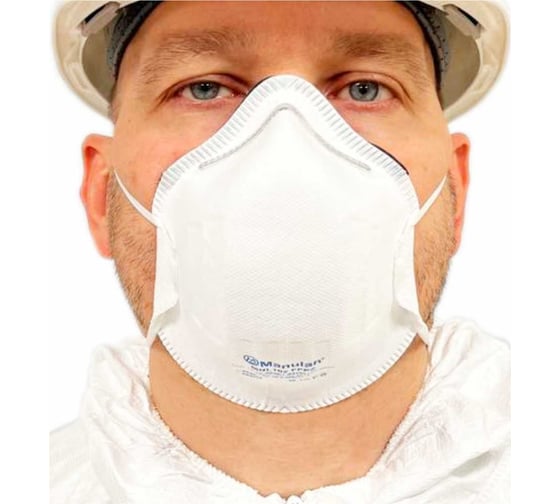 Изображение товара Респиратор Manulan MNL102 FFP2 без клапана выдоха, 20шт ВИ-рес046