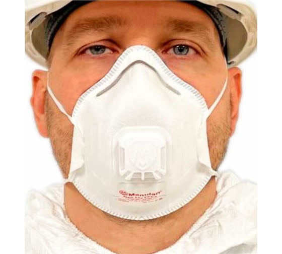 Изображение товара Респиратор Manulan MNL132 FFP3 c клапаном выдоха, 10шт ВИ-рес049