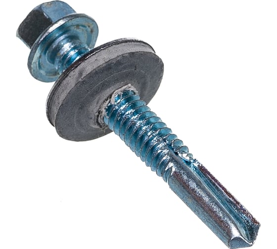 Изображение товара Кровельный саморез с длинным сверлом Метизный двор 5,5x38, 6 шт. 4690441028969