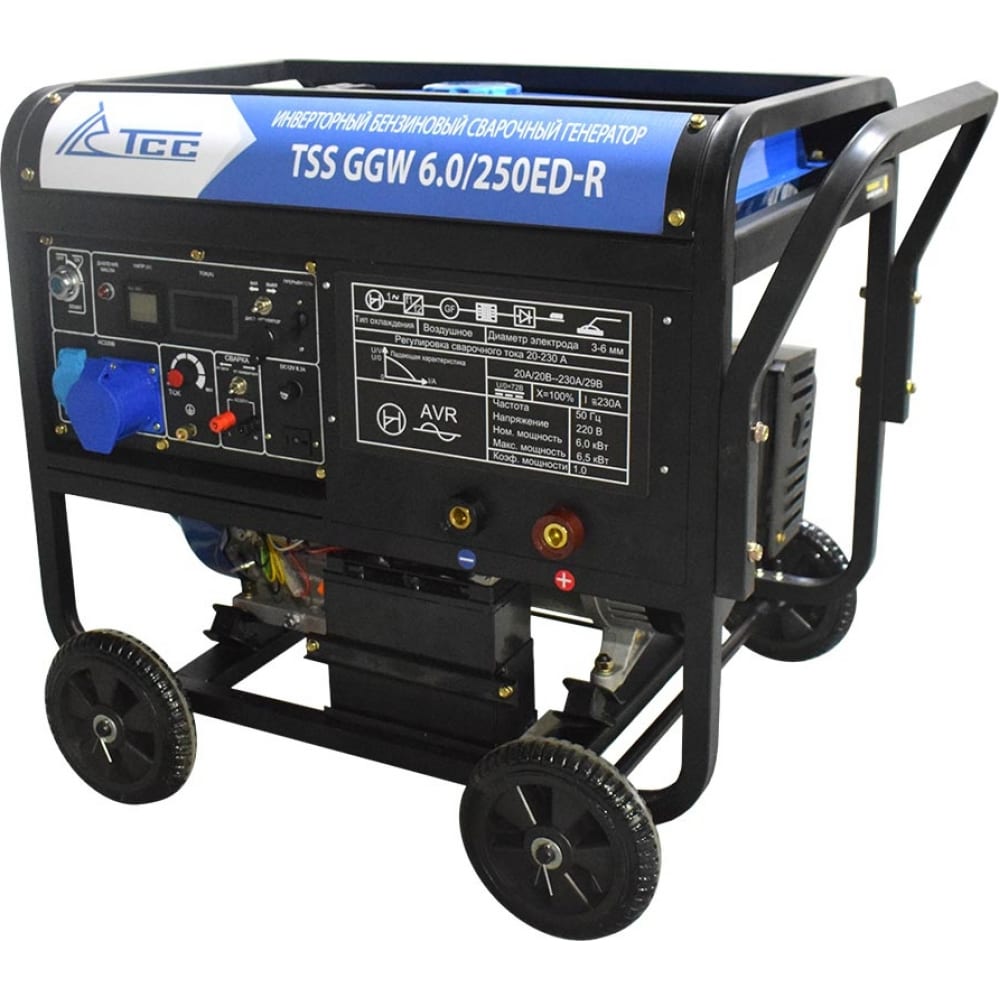 Купить Инверторный бензиновый сварочный генератор ТСС, GGW 6.0/250ED-R