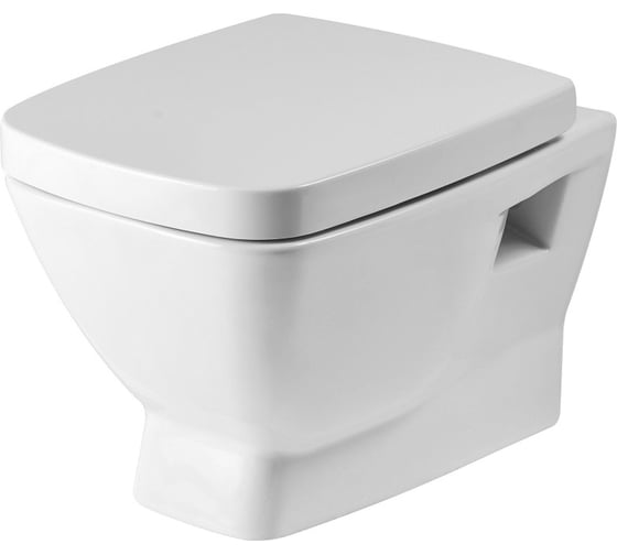 Изображение товара Унитаз Santek НЕО ПЭК подвесной, с сиденьем soft close 1.WH50.1.543, 00000067400