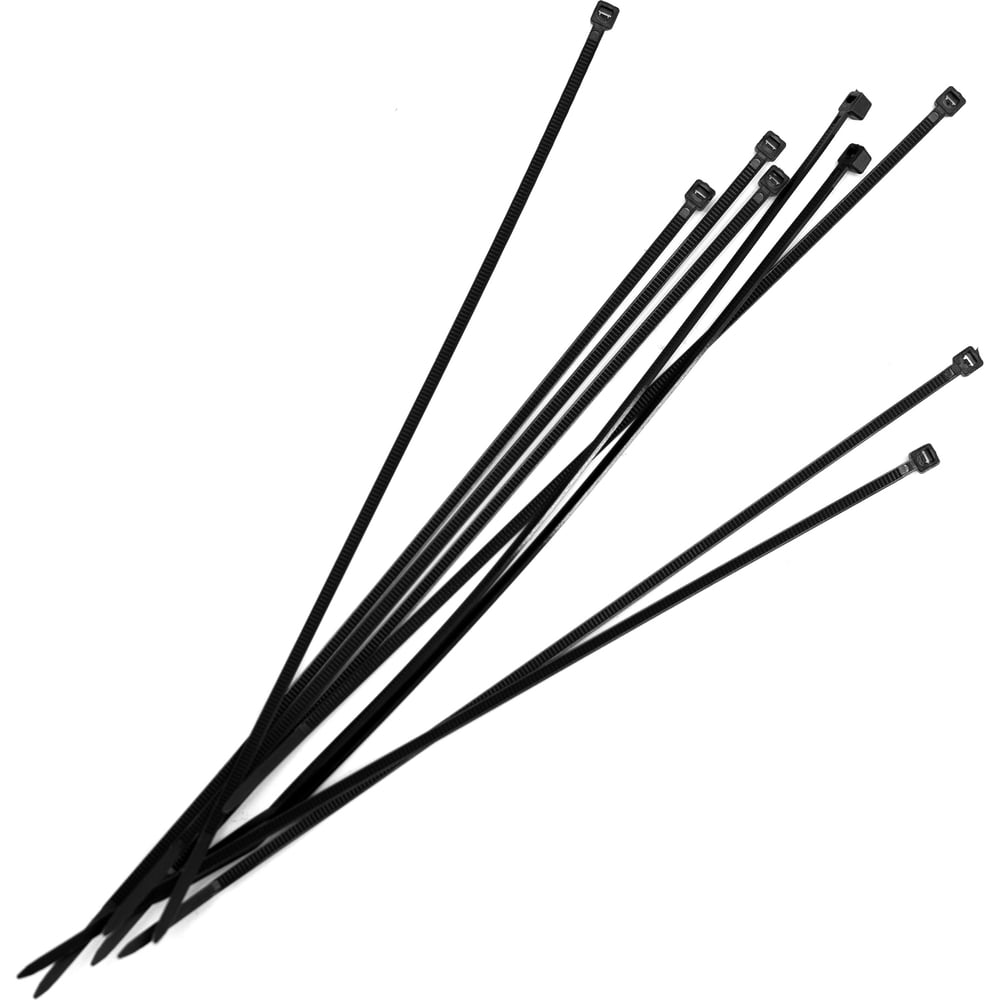 Изображение товара Нейлоновые хомуты Политех черные, 200x2.5 мм, упаковка 100 шт. 3201416 Изображение товара Нейлоновые хомуты Политех черные, 200x2.5 мм, упаковка 100 шт. 3201416