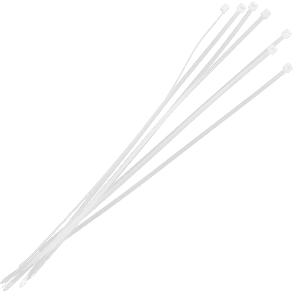 Изображение товара Нейлоновые хомуты Политех белые, 300x3.6 мм, упаковка 50 шт. 3201130 Изображение товара Нейлоновые хомуты Политех белые, 300x3.6 мм, упаковка 50 шт. 3201130