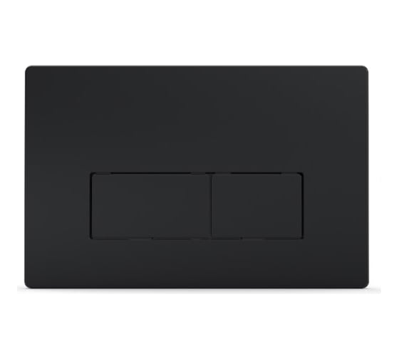 Изображение товара Панель смыва Azario черная матовая (квадратная) 00084498