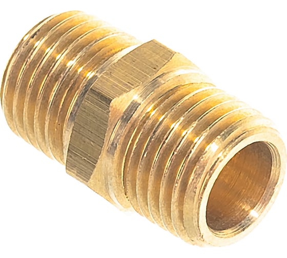 Изображение товара Соединитель резьбовой наруж. резьба 1/4x1/4 Эврика ER-MM04/04 935782