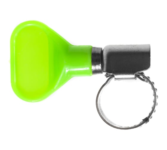 Изображение товара Червячные хомуты Политех накатные с пластиковым ключом, нерж. сталь, 10 шт. в упаковке, 8-12 мм 3204212