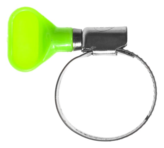 Изображение товара Червячные хомуты Политех накатные с пластиковым ключом, нерж. сталь, 10 шт. в упаковке, 20-32 мм 3204232