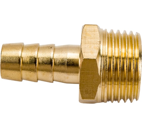 Изображение товара Штуцер пневматический наруж. резьба 1/2- елочка 10мм Эврика ER-MH08/06 935765