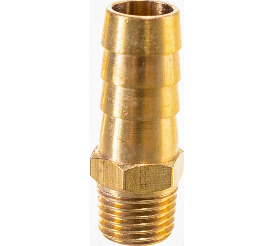 Изображение товара Штуцер пневматический: наруж. резьба 1/4- елочка 12мм Эврика ER-MH04/08 935778